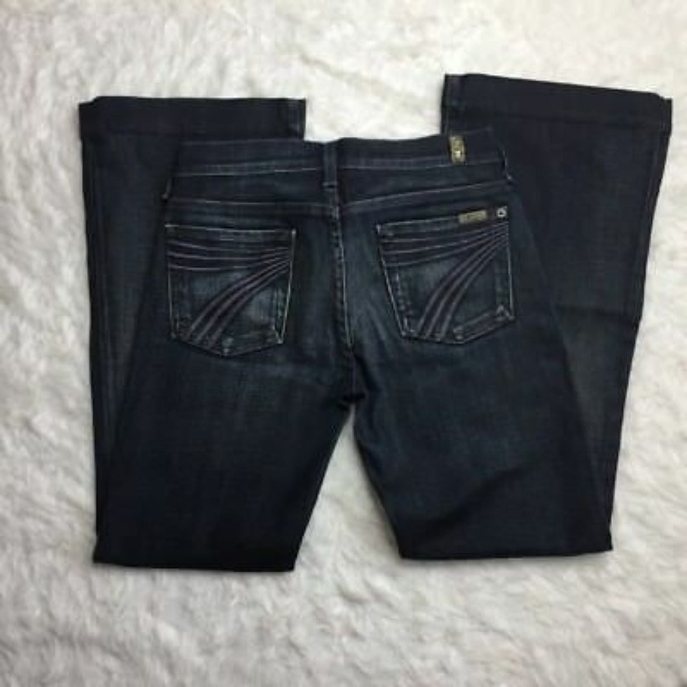 7 FOR ALL MANKIND Dojo Flare Jeans Size 26 X 29